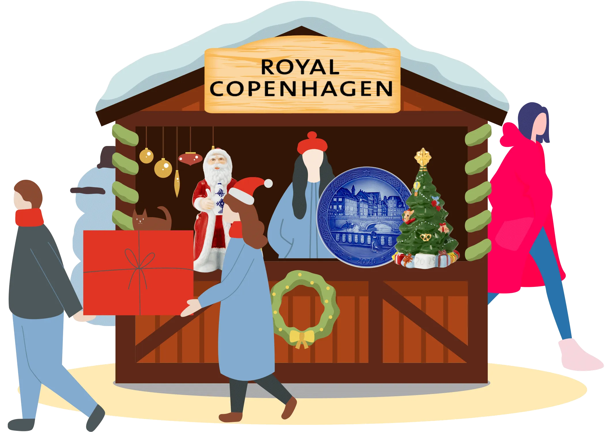 クリスマスマーケットの画像