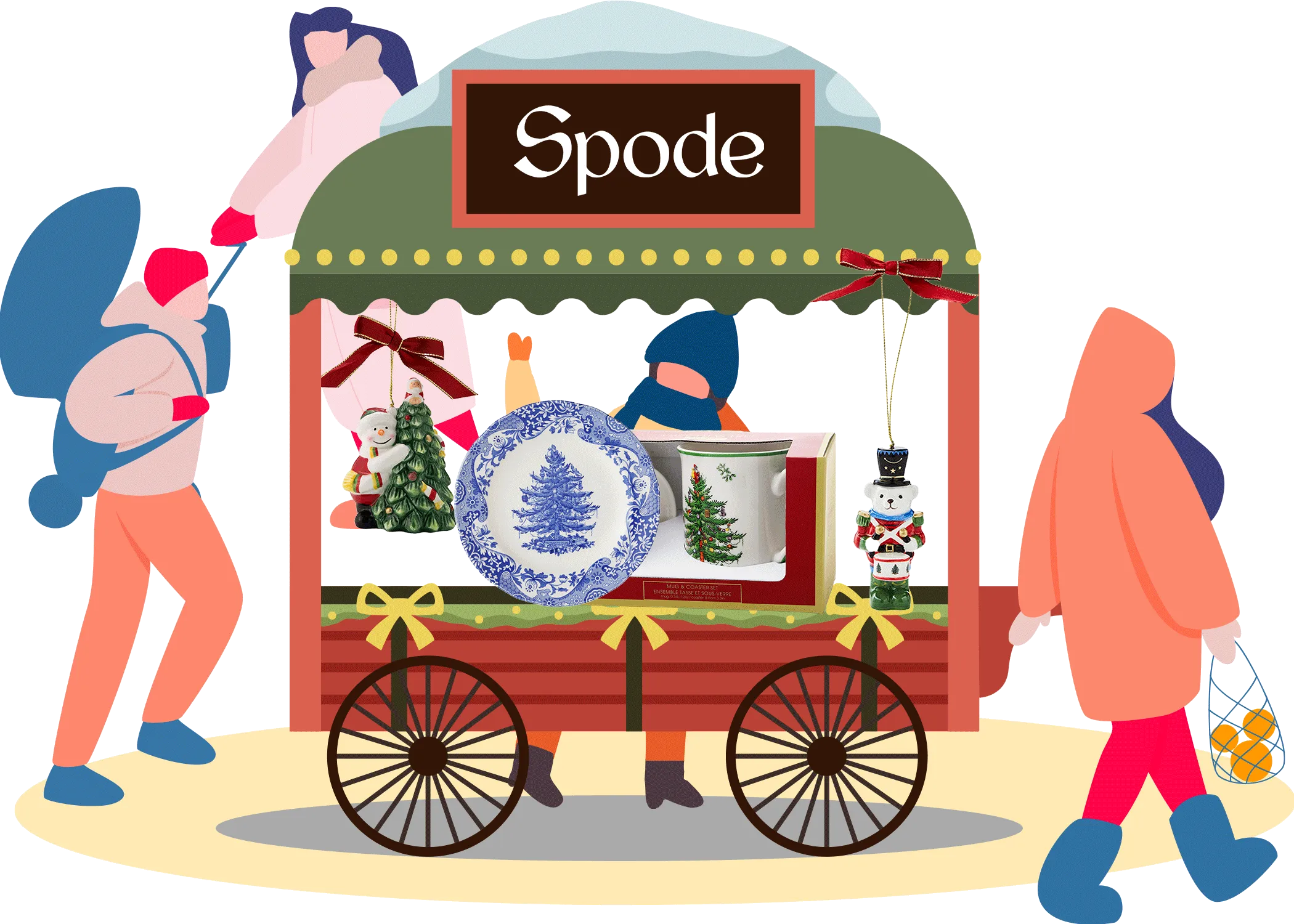 クリスマスマーケットの画像
