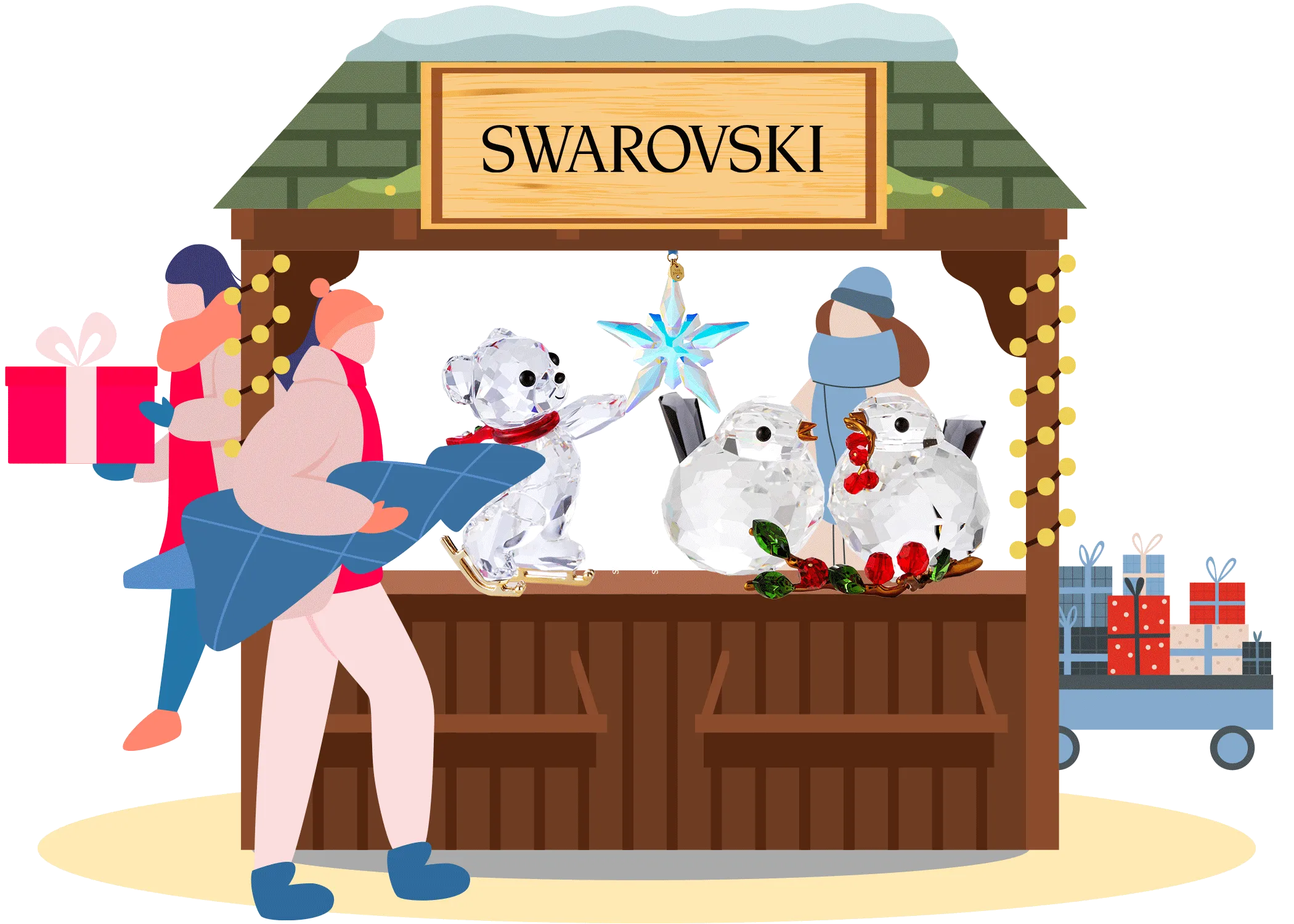 クリスマスマーケットの画像