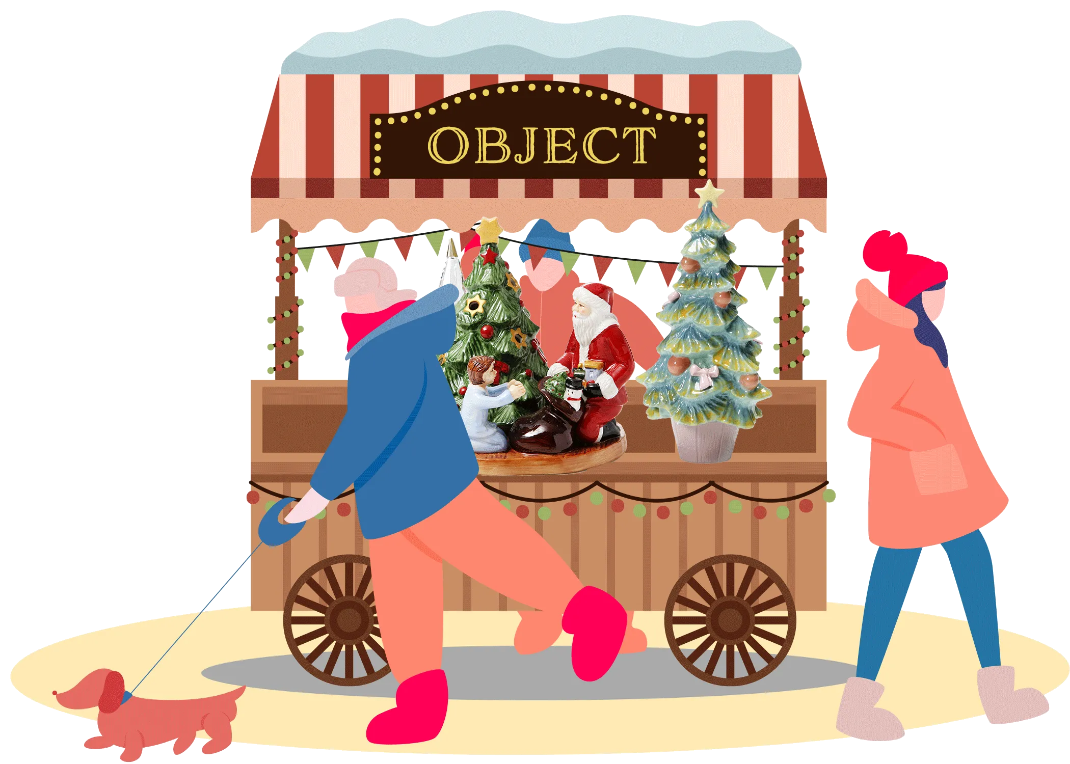 クリスマスマーケットの画像