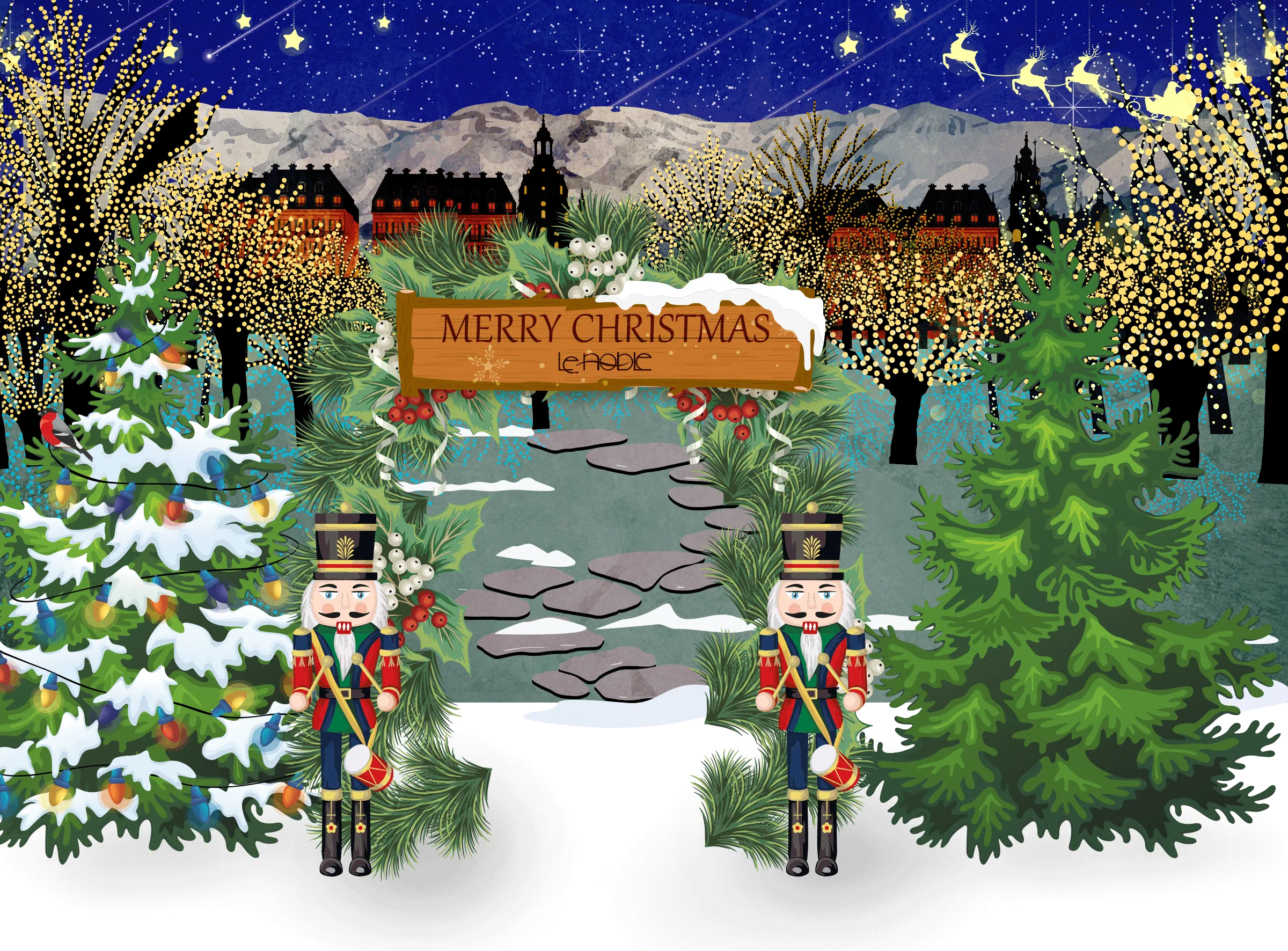 クリスマスマーケットの画像