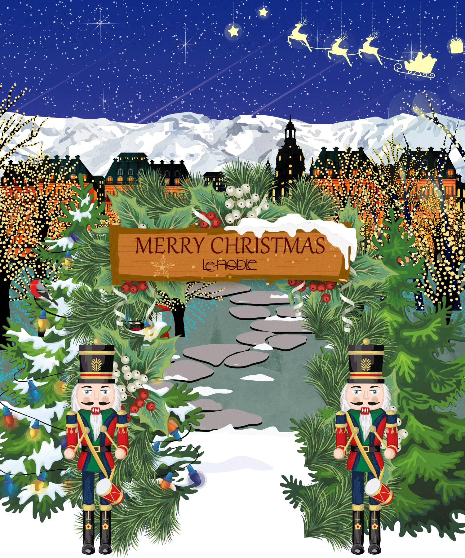 クリスマスマーケットの画像
