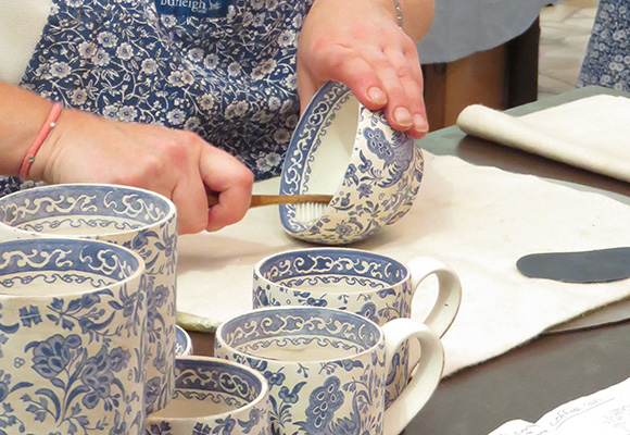 転写紙貼り付け作業の画像