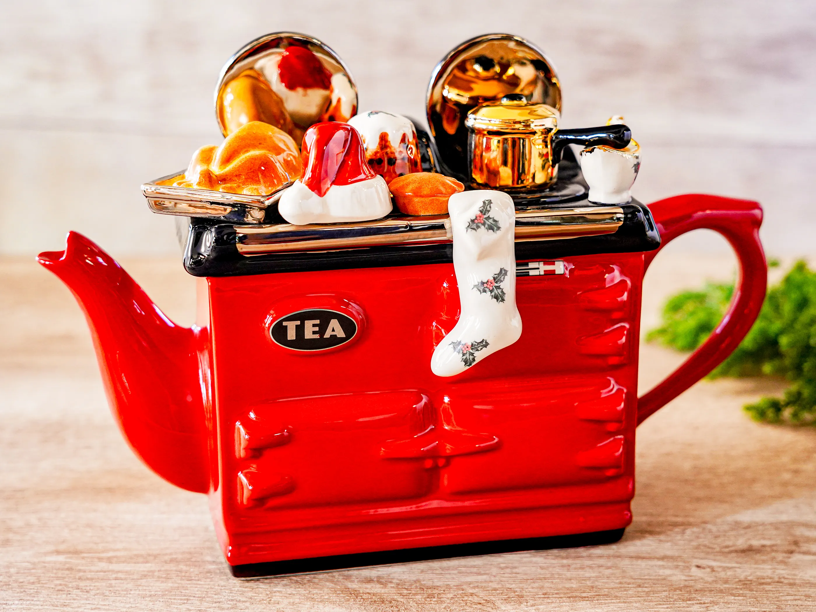 クリスマスのテーブルデコレーションの画像