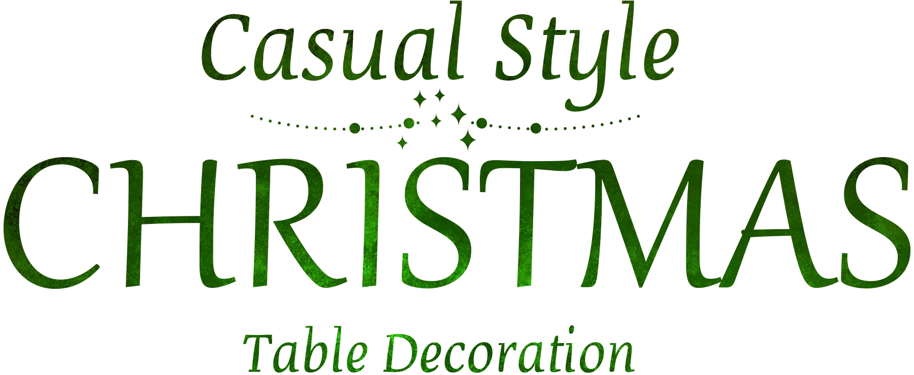 クリスマスのテーブルコーディネートの画像