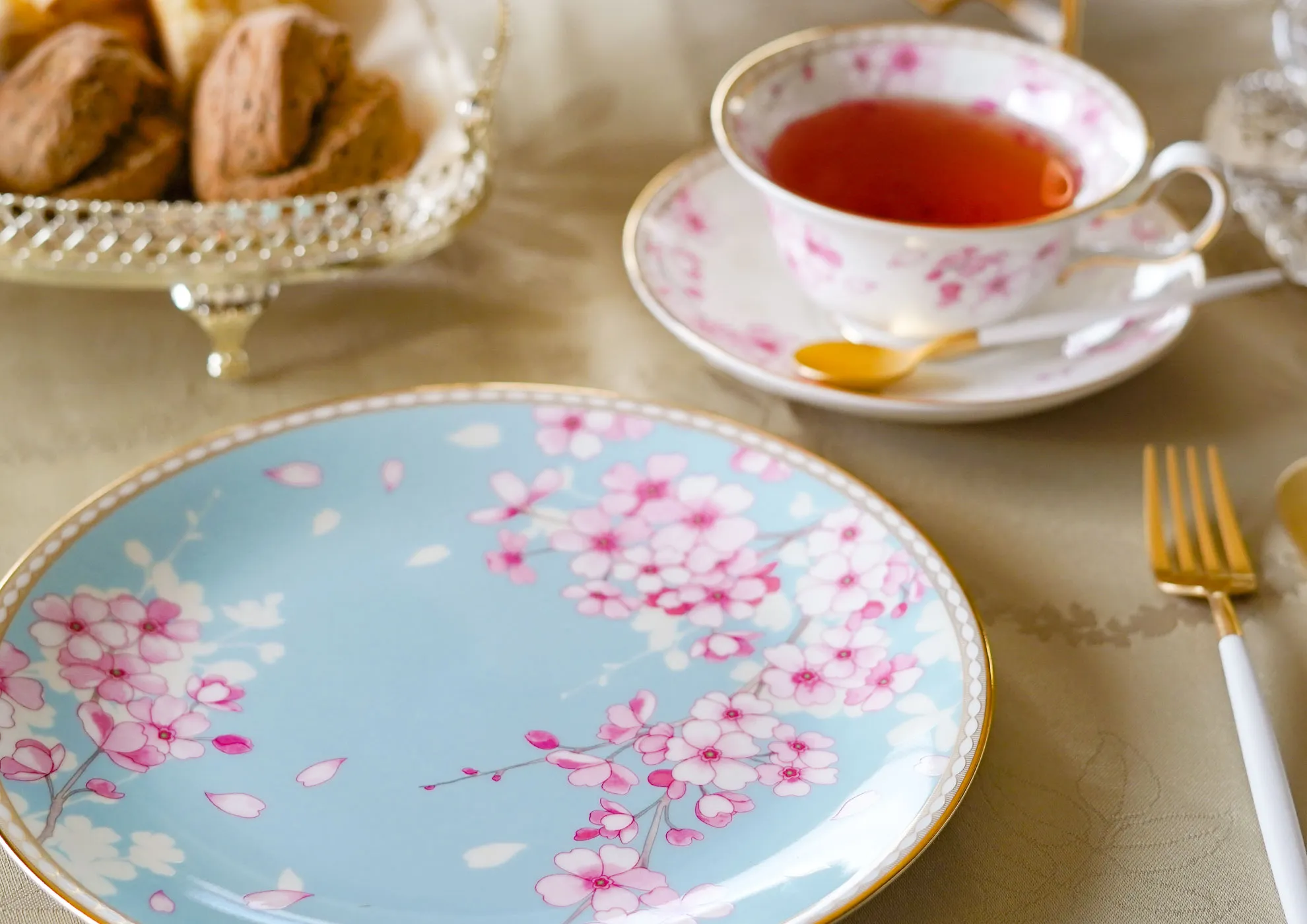 ウェッジウッド スプリング ブロッサム ティーセット