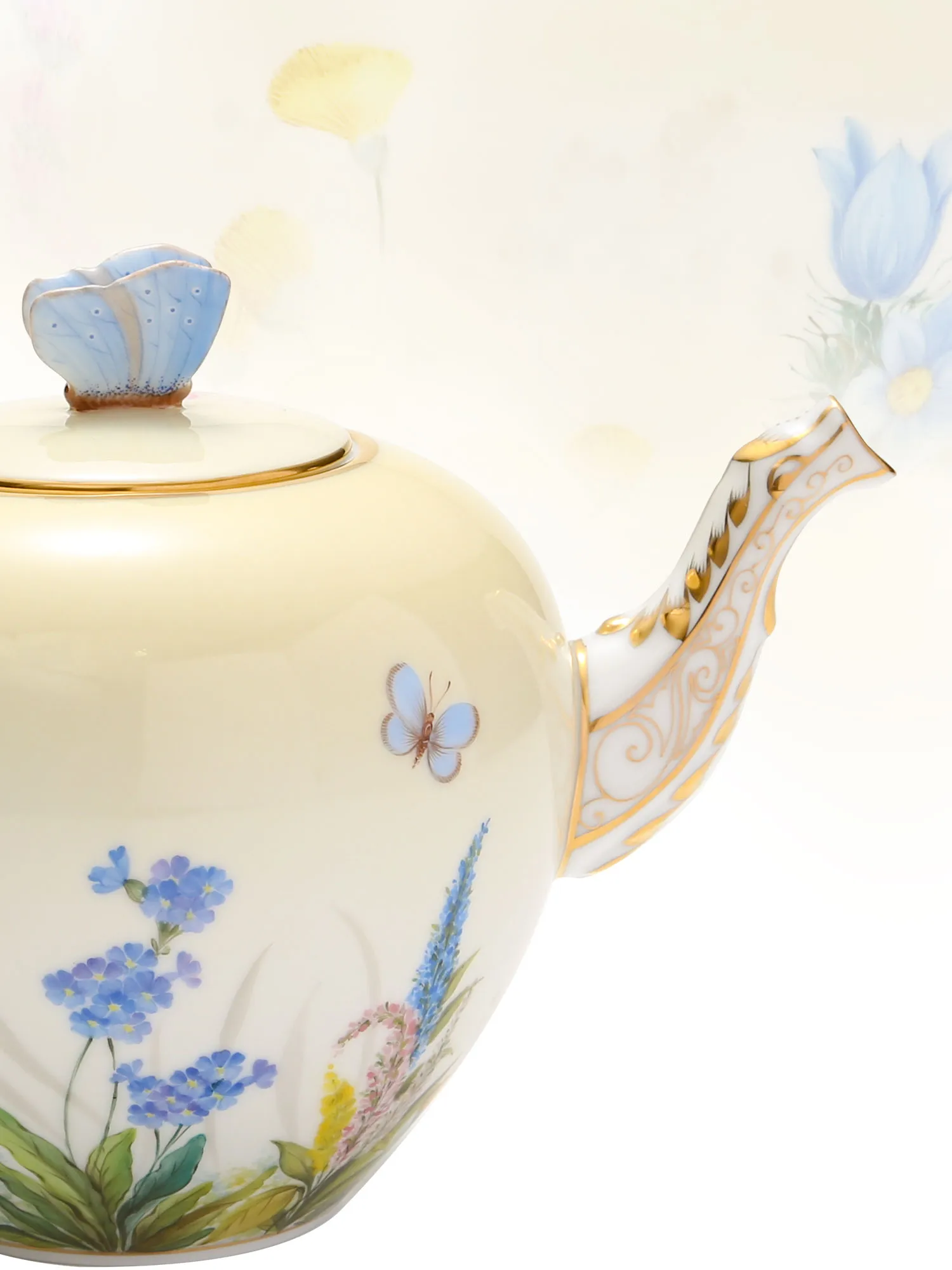 ヘレンド (HEREND) フラワーガーデン JARF ティーセット 世界限定生産100点