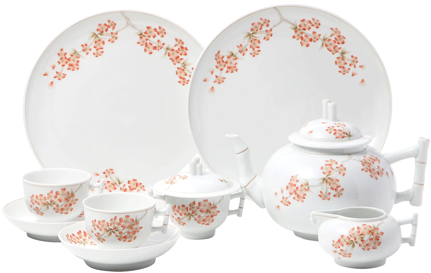 ヘレンド (HEREND) チェリーブロッサム 桜 CERIG ティーセット LE100 世界限定生産100点