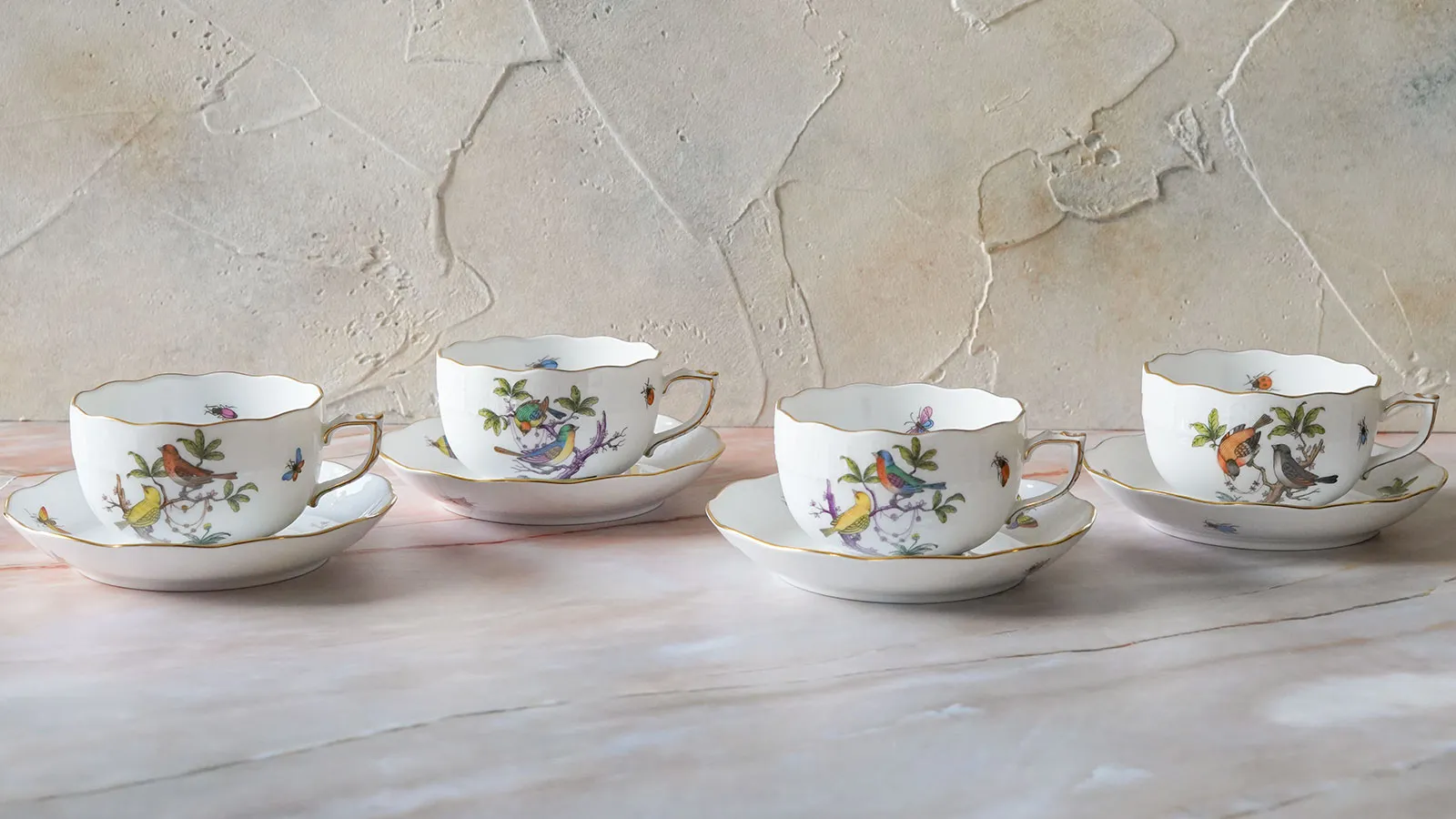 ヘレンドティーカップコレクション画像