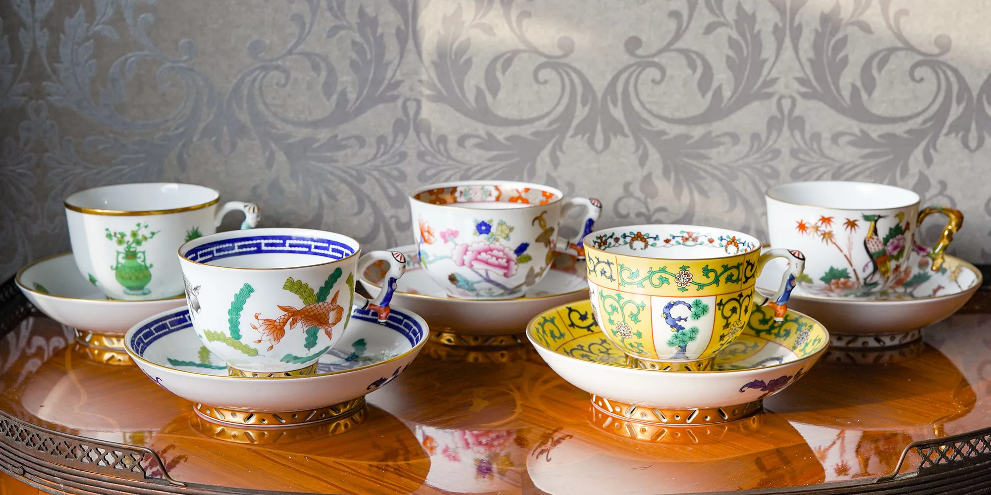 ヘレンドティーカップコレクション画像