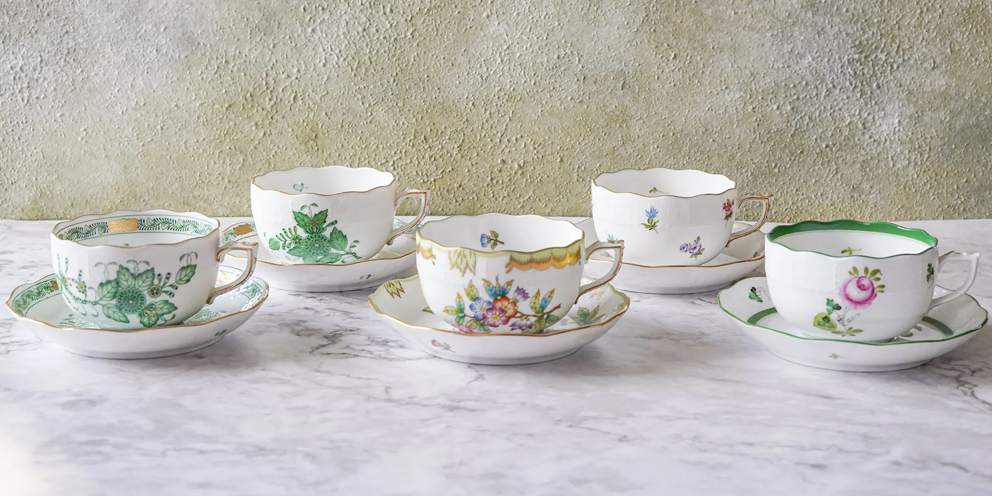 ヘレンドティーカップコレクション画像