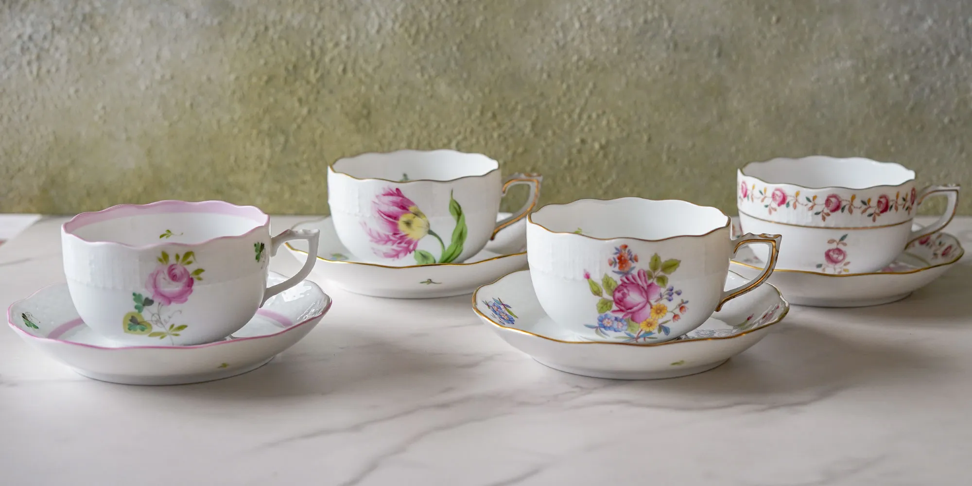 ヘレンドティーカップコレクション画像