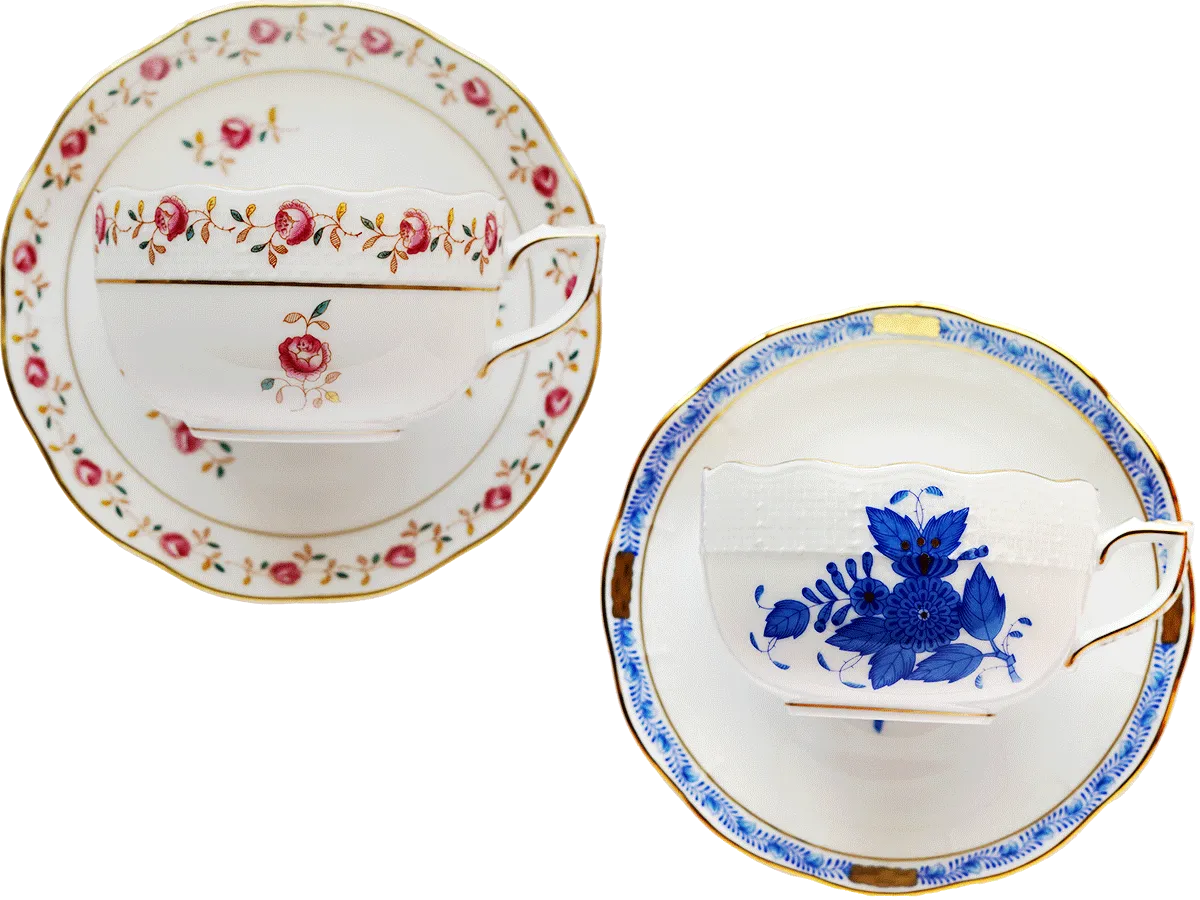 ヘレンドティーカップコレクション画像