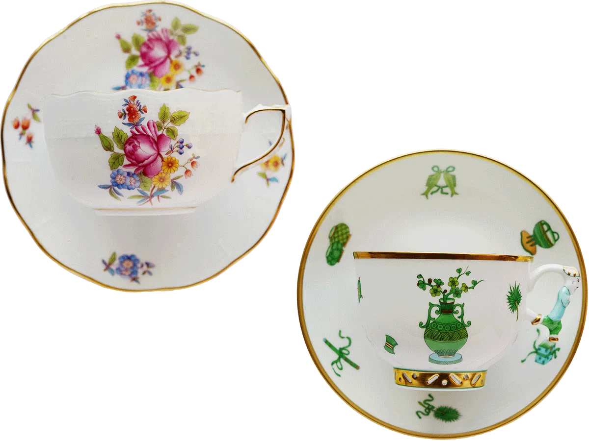 ヘレンドティーカップコレクション画像