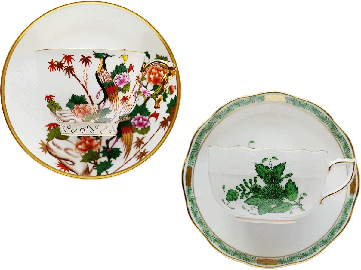 ヘレンドティーカップコレクション画像