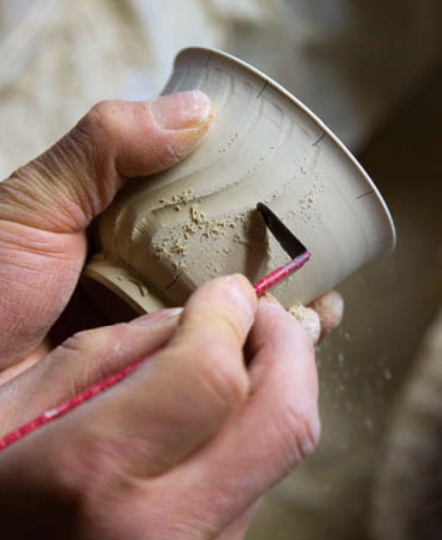 削ぎ作業の画像