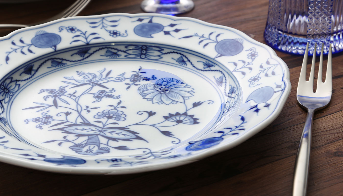 ブルーオニオン プレートの画像