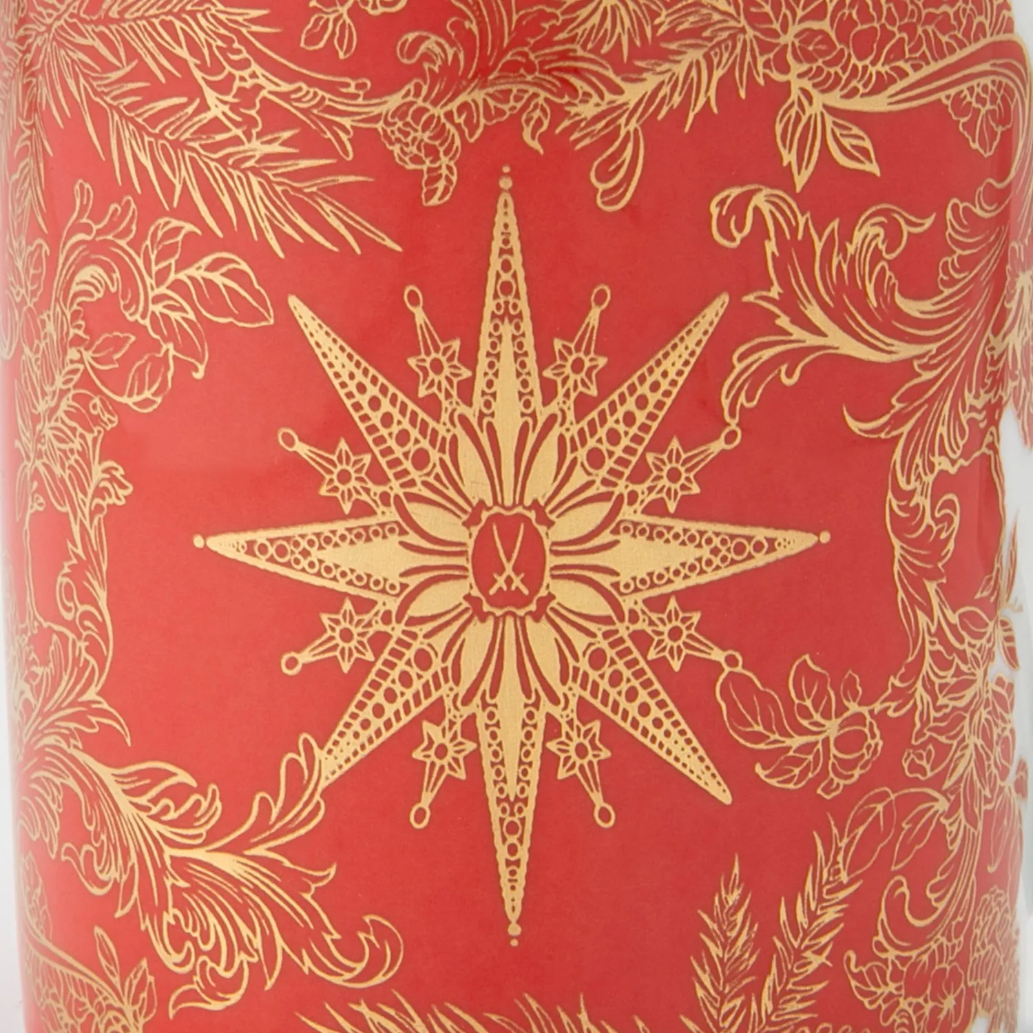 マイセン（Meissen）クリスマススター レッドマグカップ 240ml 高さ9cm 79A941