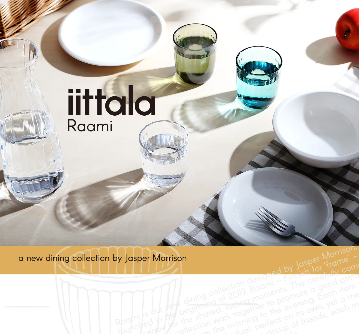 Men's Selection イッタラ ラーミ（iittala Raami） メインビジュアル