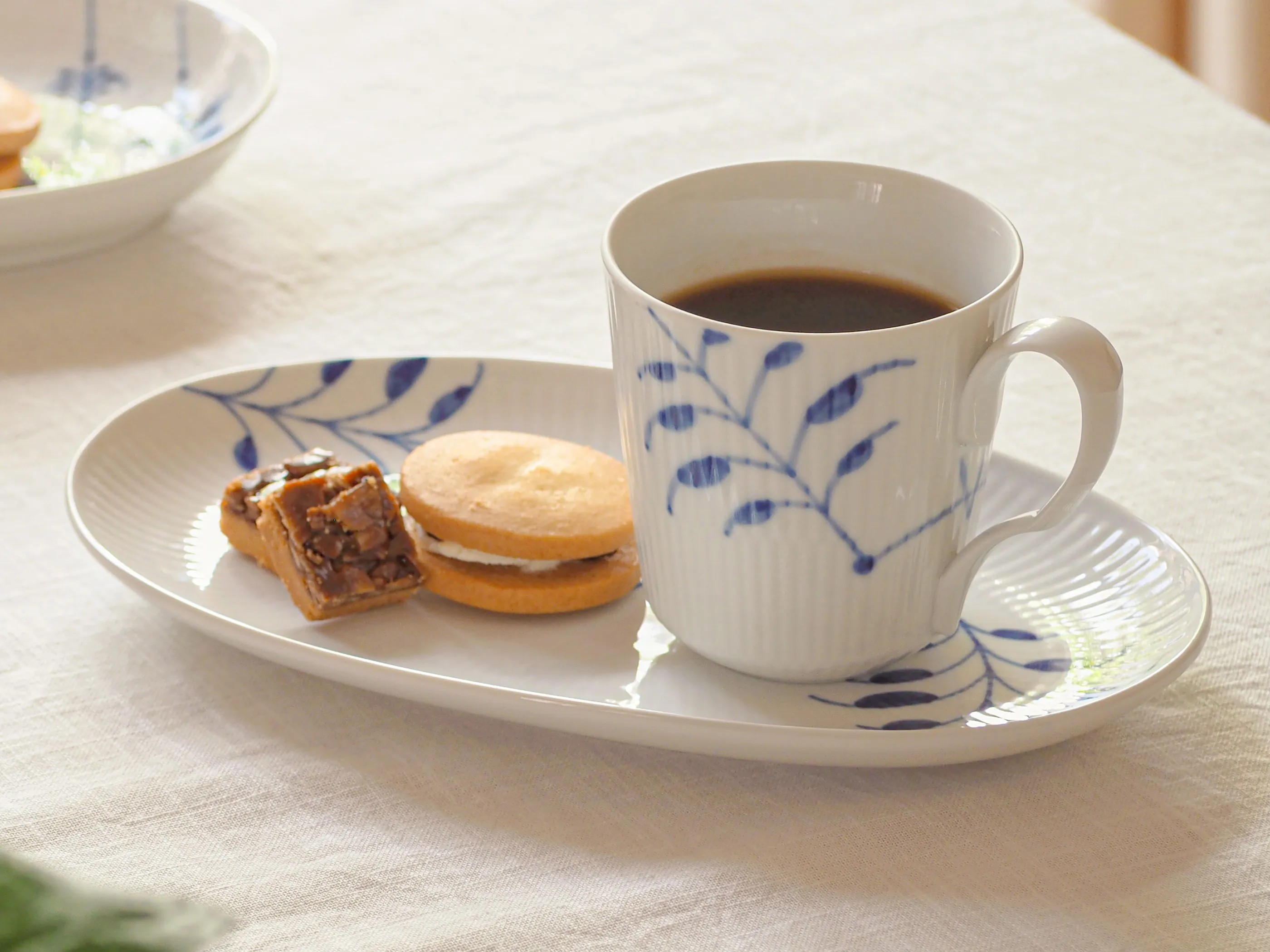 ロイヤルコペンハーゲン（Royal Copenhagen） ブルー フルーテッド メガ マグ（S） 280ml ペア