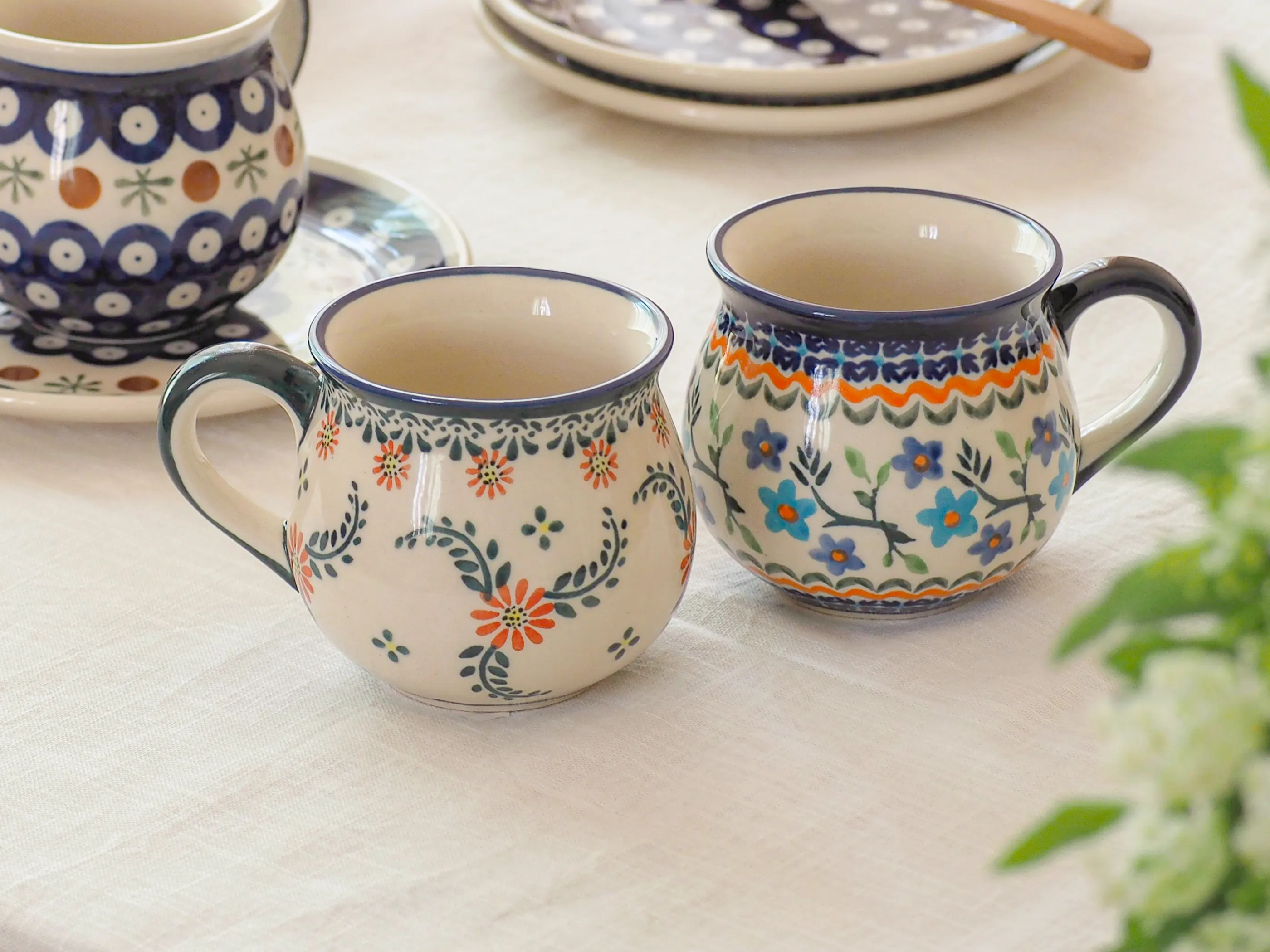 ポーリッシュポタリー（ポーランド陶器） ボレスワヴィエツ マグ 220ml／8cm