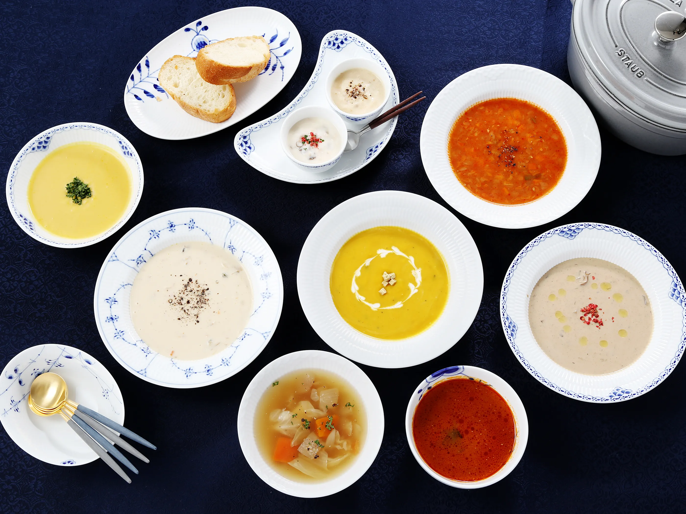 ロイヤルコペンハーゲンのスープ食器「カップ・ボウル・プレート」特集