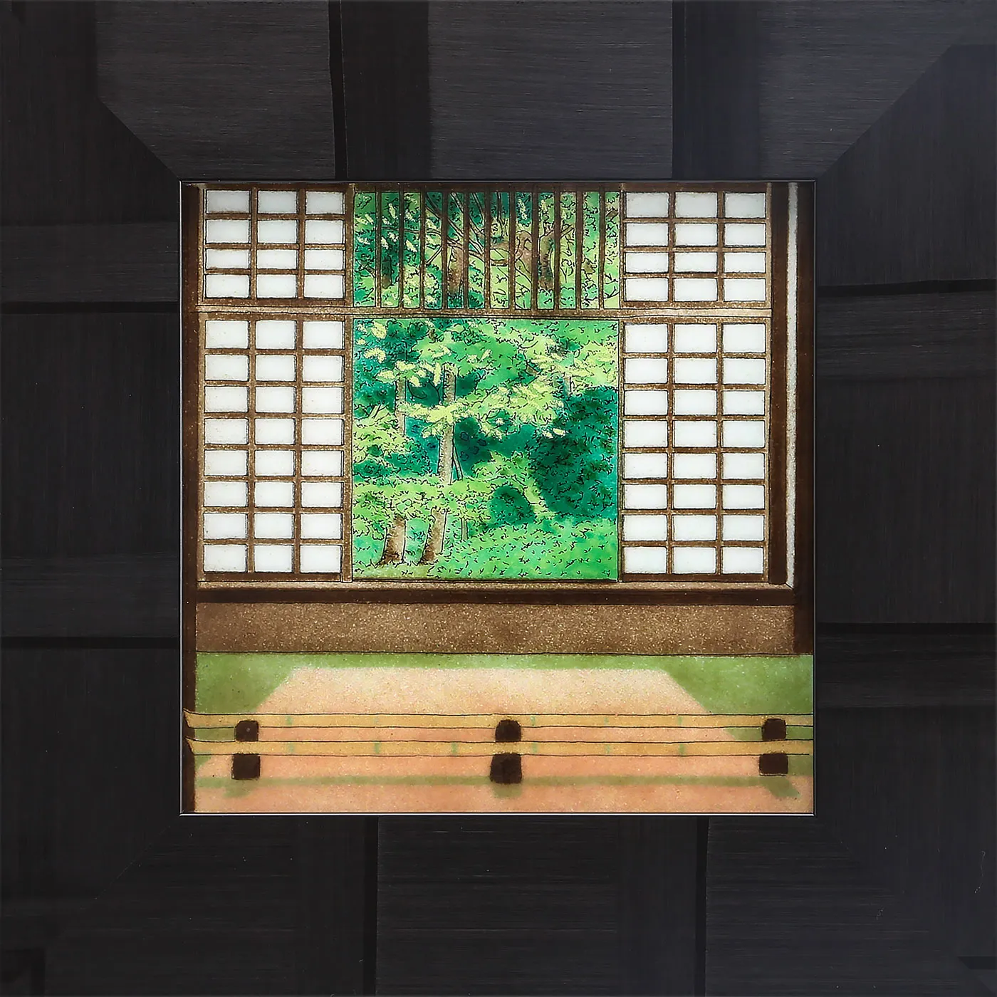 京七宝額 源光庵 迷いの窓の画像