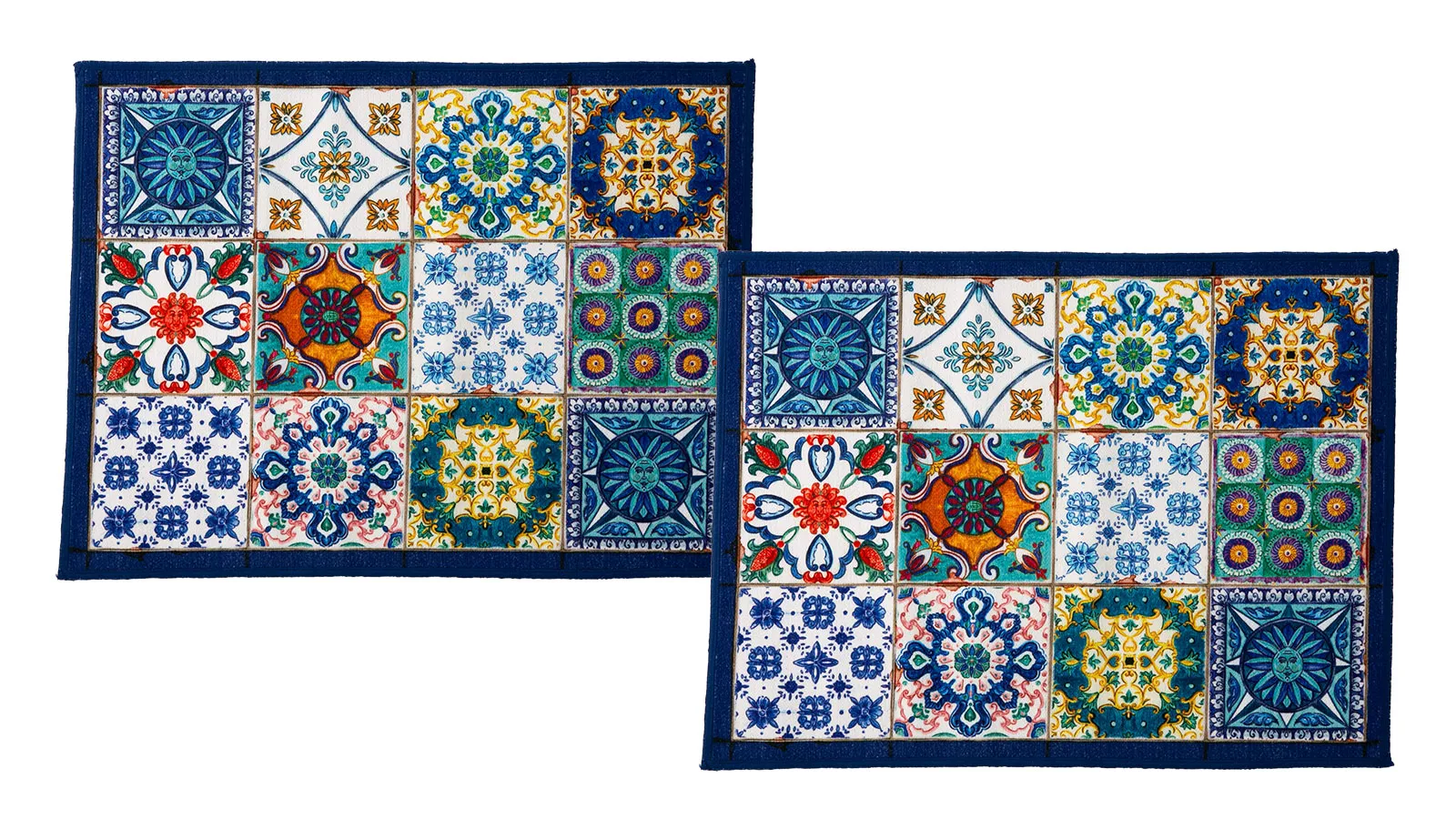 テシトゥーラ トスカーナ テレリーエ プレースマット 50×37cm 2枚セット カマストラ ポリエステル ポーチ付