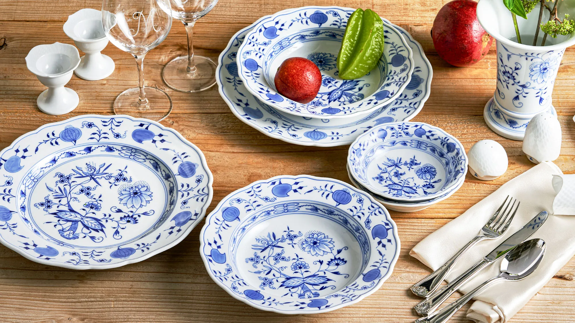 マイセンブルーオニオンの画像