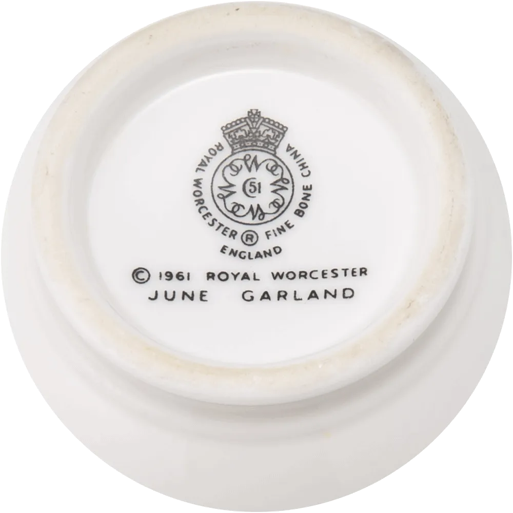 ロイヤルウースターのバックスタンプ画像