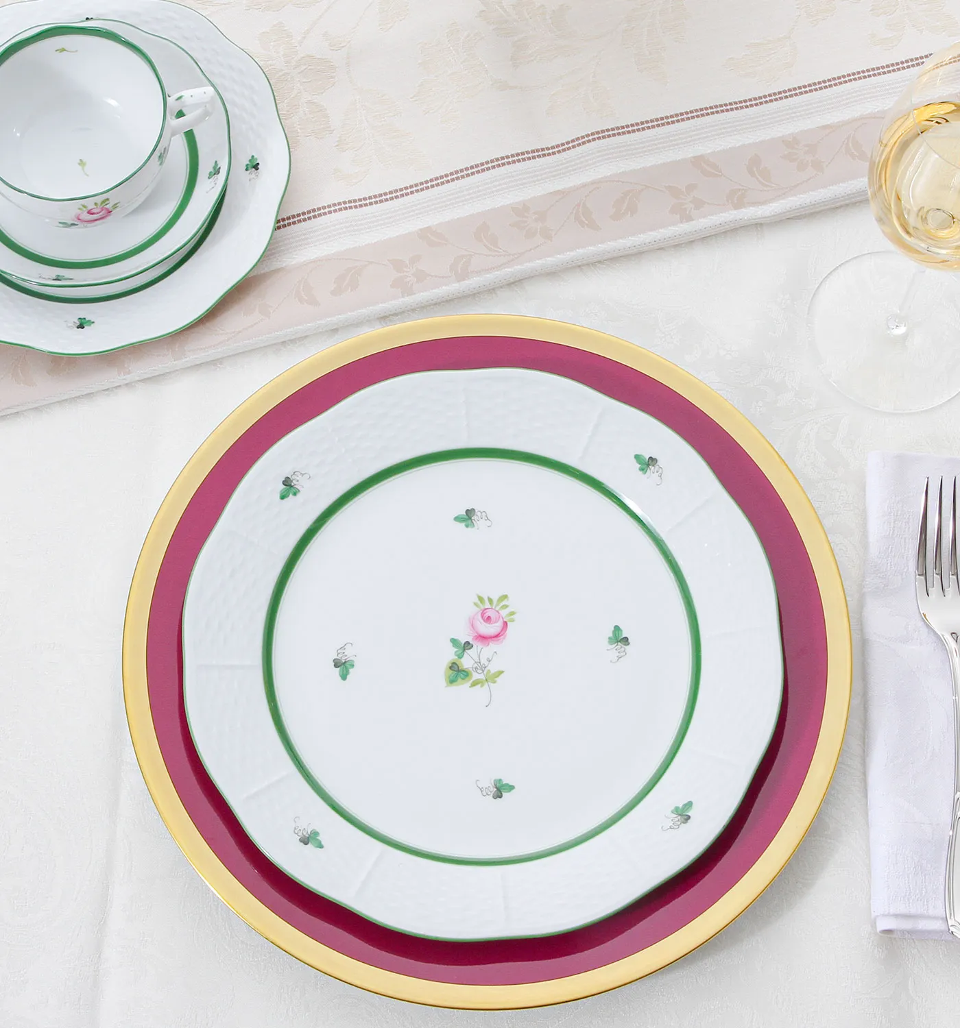 ヘレンド ウィーンのバラ画像