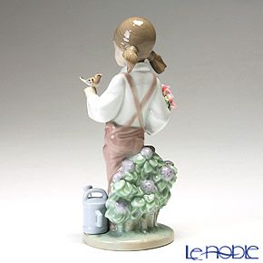 リヤドロ 小鳥と話す少女 05217