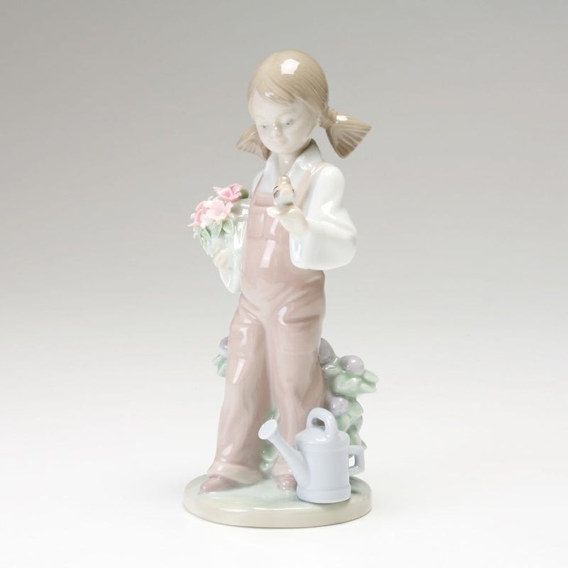 リヤドロ 小鳥と話す少女 05217