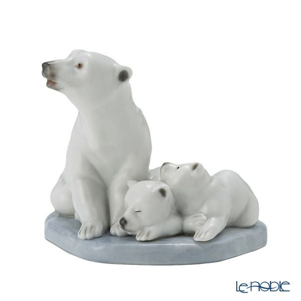 リヤドロ Polar Bear miniature 白くまの親子 5434 ミュージアムコレクション