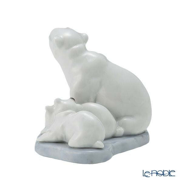 リヤドロ Polar Bear miniature 白くまの親子 5434 ミュージアムコレクション
