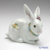 リヤドロ 花飾りの白ウサギ2 06098