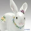 リヤドロ 花飾りの白ウサギ2 06098