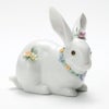 リヤドロ 花飾りの白ウサギ2 06098