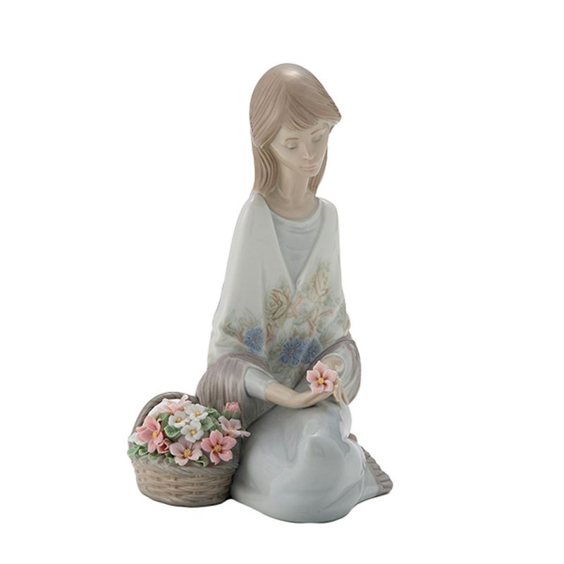 リヤドロ Flowers Song 07607（19×14cm） ミュージアムコレクション