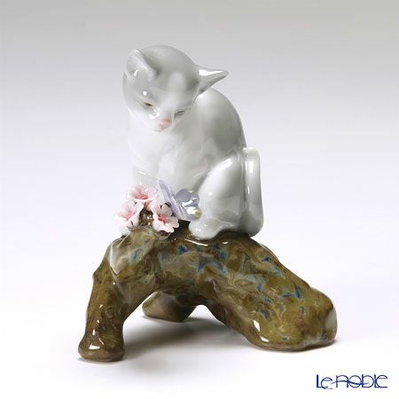 リヤドロ 桜の咲く頃 仔猫 8382