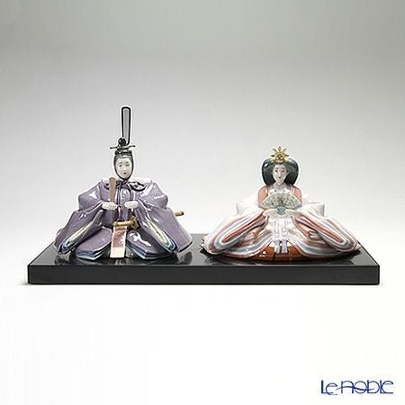 リヤドロ 雛人形 親王飾り 08505（限定3500体）