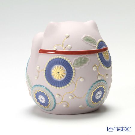 リヤドロ 招き猫 Pink 08530