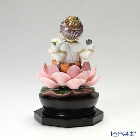 リヤドロ 蓮の上のガネーシャ 08635