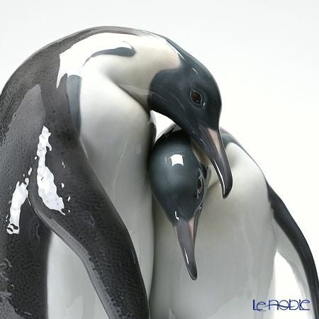 リヤドロ ペンギンの親子 08696