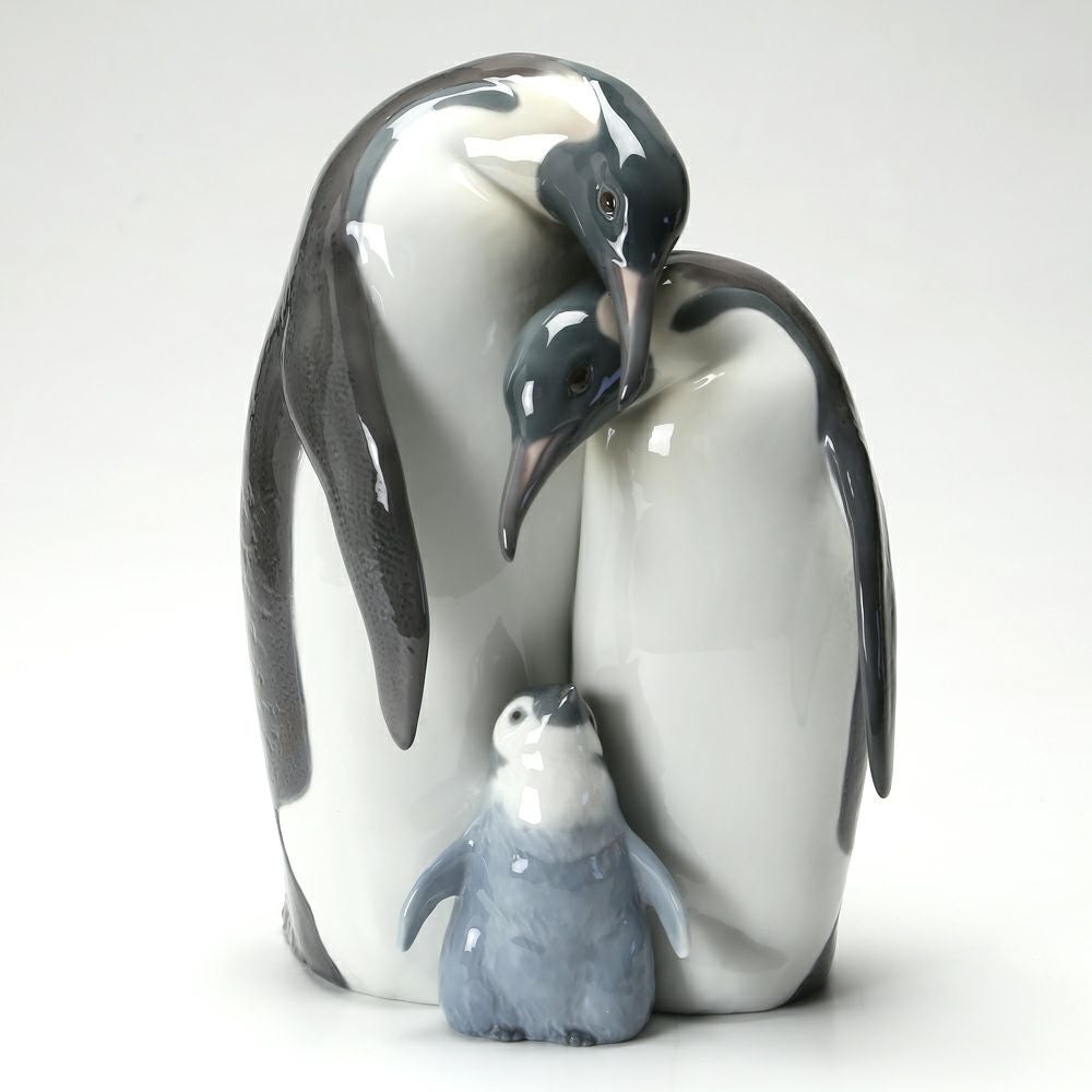 リヤドロ ペンギンの親子 08696