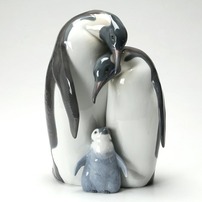 リヤドロ ペンギンの親子 08696