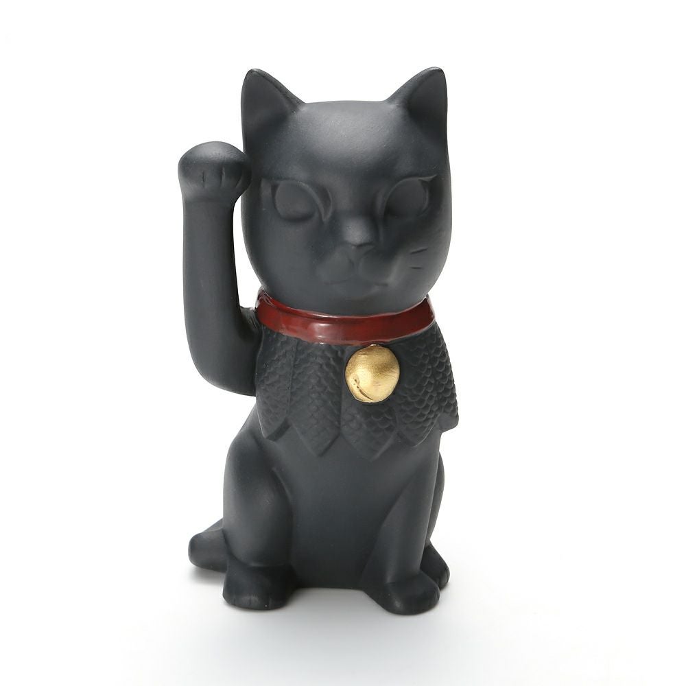 リヤドロ 招き猫 ブラック 09166 | ブランド洋食器専門店ル・ノーブル