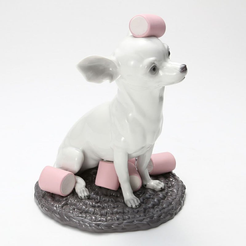 リヤドロ チワワとマシュマロ 09191