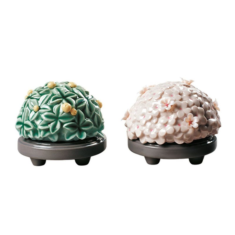 リヤドロ 桜・橘2点セット 09232