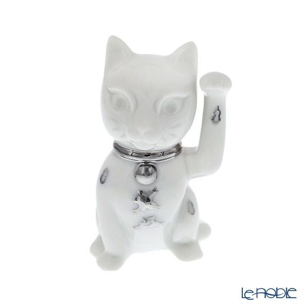 リヤドロ 招き猫 ホワイト 09283